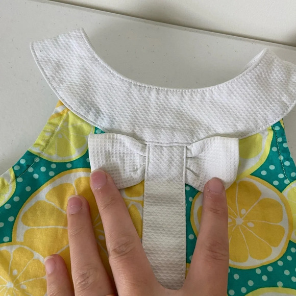 EUC | Gymboree baby girl’s lemon high neck dress set‎ — 12-18 months - Picture 3 of 8